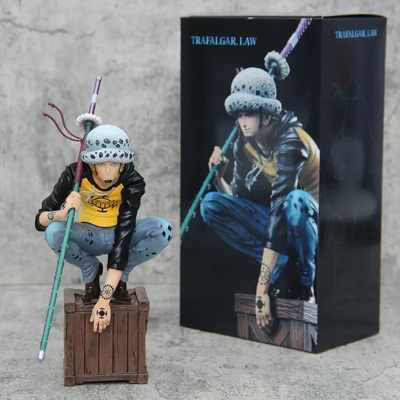 21cm/8.2inch One Piece Character Trafalgar D. Water Law PVC Action Figure Model Statue Collection Decoration Toys Gift 21cm/8.2inch One Piece Character Trafalgar D. Water Law PVC Action Figure Model Statue Collection Decoration Toys Gift